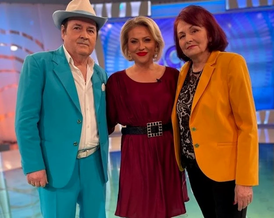
    Nelu și Maria Vlad, alături de Mirela Vaida, la ”Acees de Week-end”foto: Antena 1  
