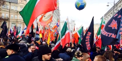 Mars in Moscova anti-Maidan FOTO BBC