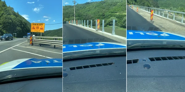 DN7 Valea Oltului în zona Boița Sibiu Foto Colaj Poliția Sibiu jpg