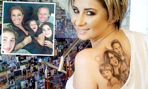 Anamaria Prodan a dat 2 000 de lei pe tatuajul cu familia ei Sursa Facebook  
