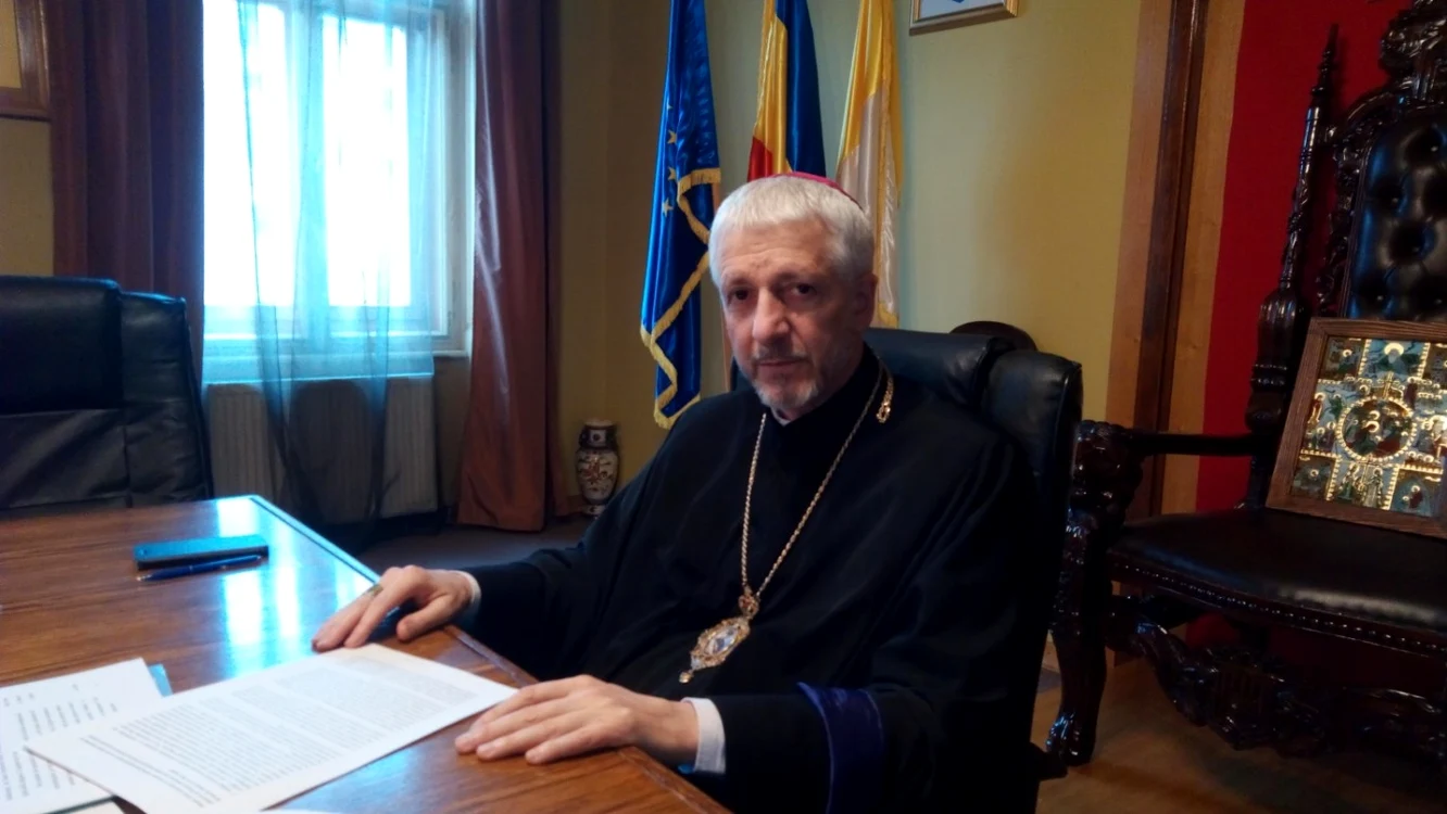 Florentin Crihălmeanu, eposcop greco-catolic de Cluj-Gherla. FOTO: Remus Florescu