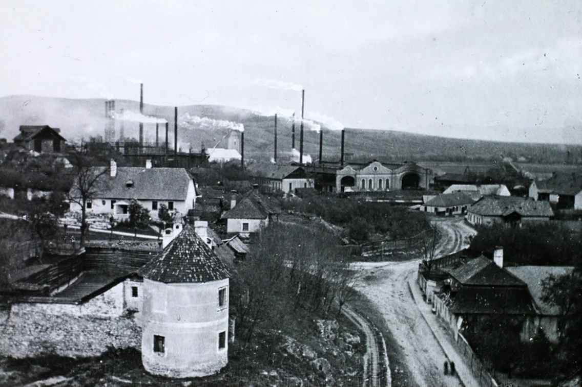 Hunedoara la 1900 Sursa Fortepan  FOTO Schoch Frigyes 
