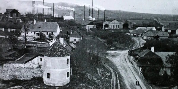 Hunedoara la 1900 Sursa Fortepan  FOTO Schoch Frigyes 