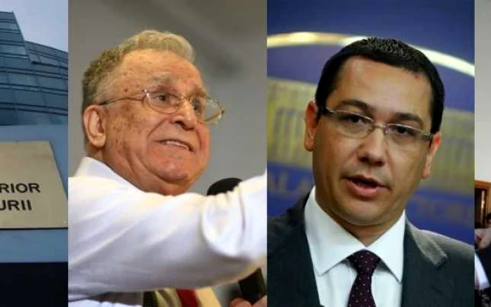 Ion ILiescu şi Victor Ponta FOTO Arhiva Adevărul