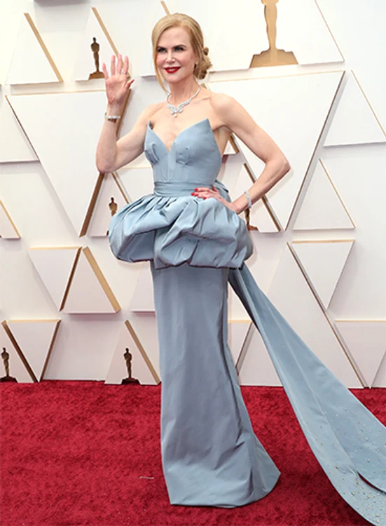 Nicole Kidman a strălucit într-o rochie Armani Privé. Foto: Getty Images