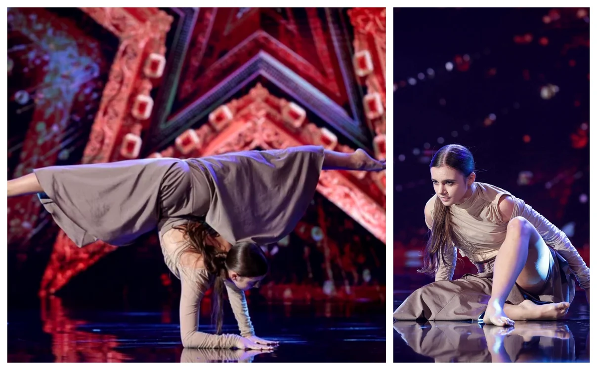 Bianca Avram a primit Golden Buzz la Românii au talent / Sursă foto: colaj Click!