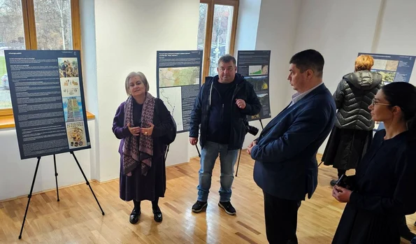 Expoziție dedicată descoperirilor arheologice de pe traseul autostrăzii Sibiu–Pitești / secțiunea 3 (foto: Muzeul Județean Argeș)