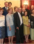 Prințul Karim Aga Khan IV se cunoștea cu Margareta, Principele Radu, Regina Anne Marie, Regele Constantin, Regele Simeon al Bulgariei, Regina Sofia   Casa Majestății Sal jpg