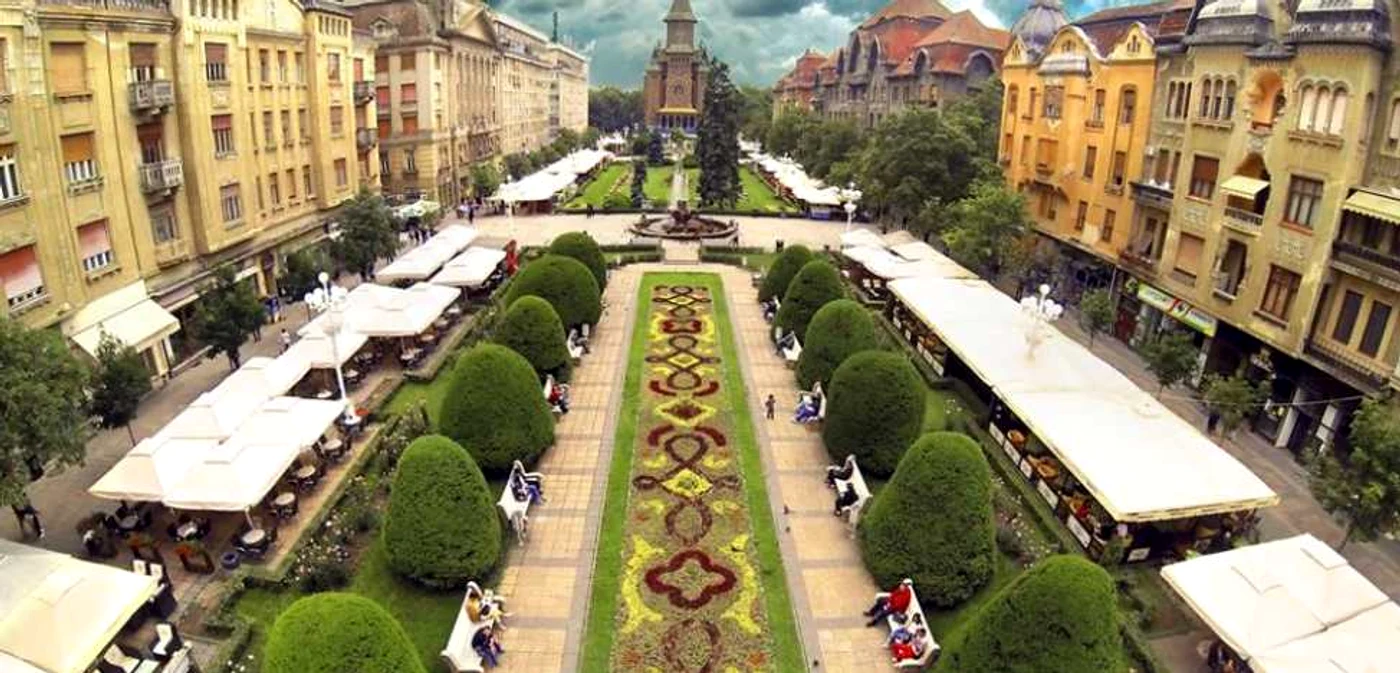 Piaţa Victoriei din Timişoara a fost desenată de Laszlo Szekely FOTOGRAFII eyeinthesky.ro, wikipedia.org, Ştefan Both