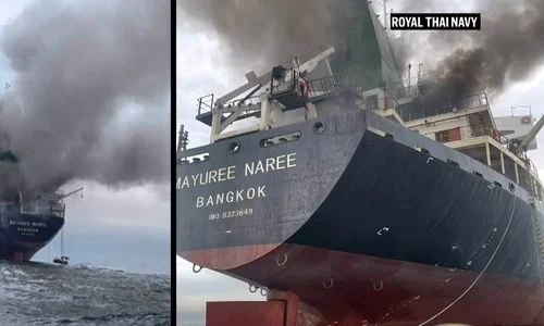 nava comerciala lovita foto Royal Thai Navy jpg