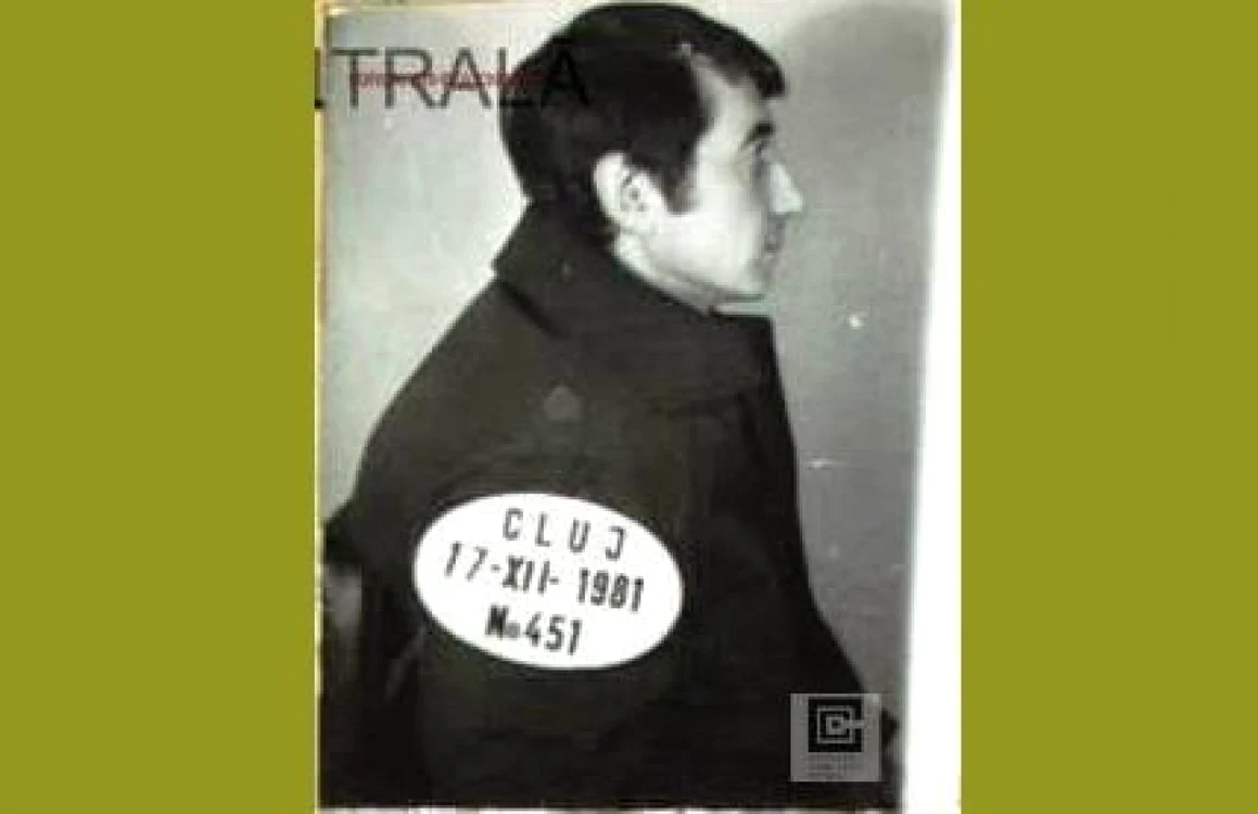 Iulius Filip, fotografiat după arestare SURSA Arhivă Consiliul Naţional pentru Studierea Arhivelor Securităţii