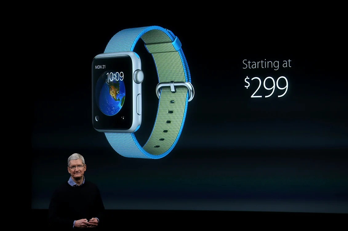 Ceasul Apple are ceasul setat la 10:09