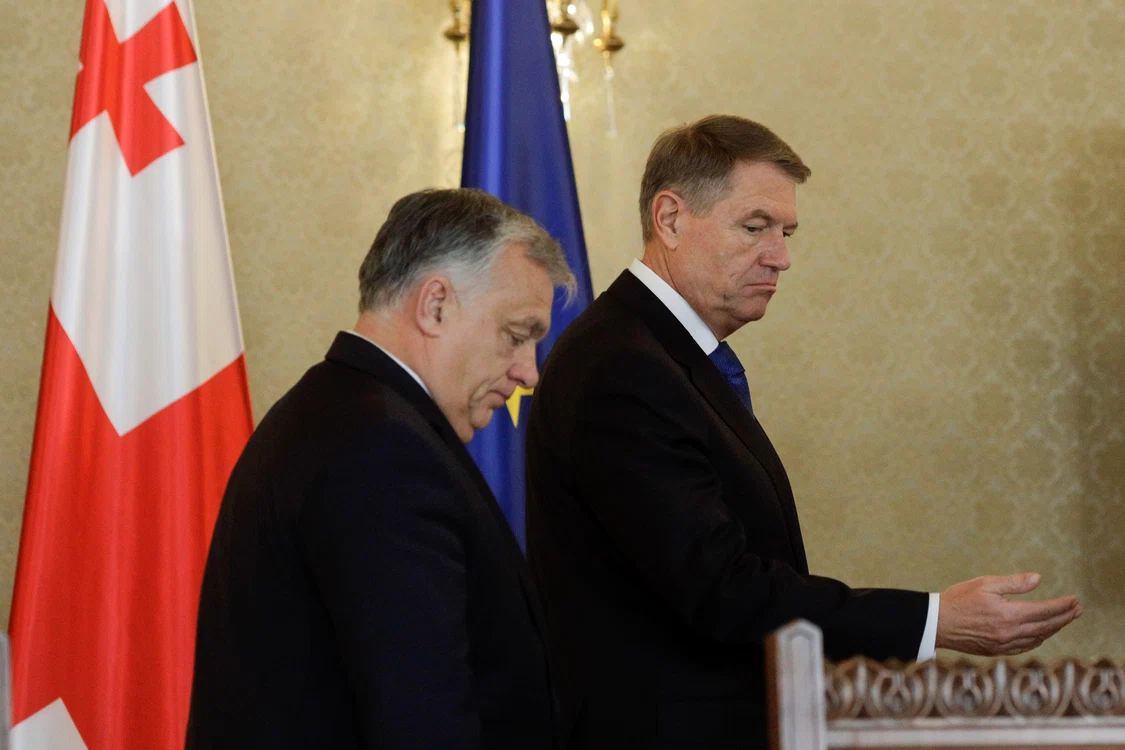 Viktor Orban și Klaus Iohannis FOTO Inquam Photos/G.Călin