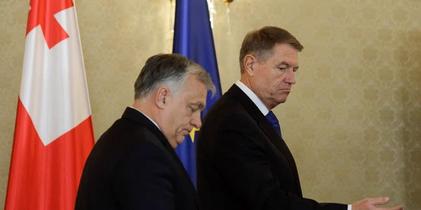 Viktor Orban si Klaus Iohannis FOTO Inquam Photos / George Calin