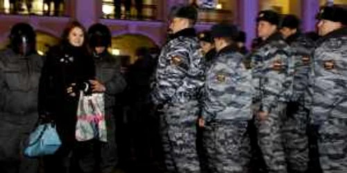 Trupe speciale masate la Moscova