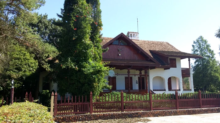 Cabana de vânătoare a lui Ceaușescu FOTO: Centrul de Informare Turistică Dobrosloveni