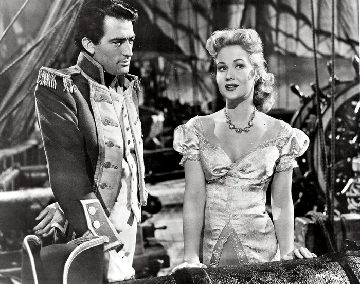 Gregory Peck şi una dintre actriţele cu care a jucat