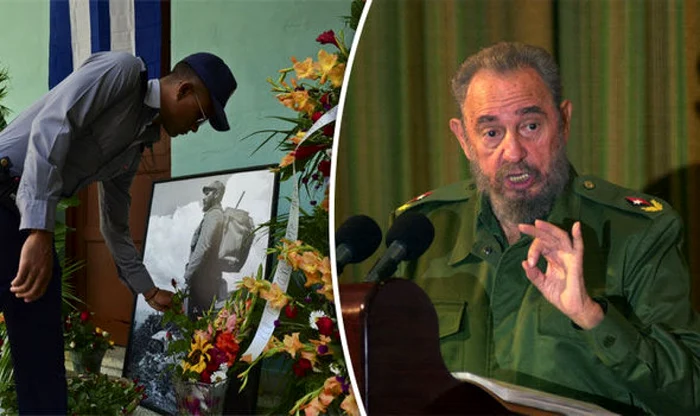 Un cubanez îşi ia adio de la Fidel Castro FOTO Getty Images