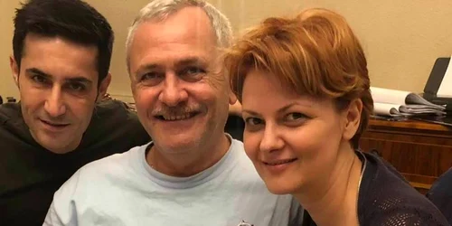 Lia Olguta Vasilescu cu Liviu Dragnea şi Claudiu Manda FOTO Facebok Lia Olguta Vasilescu