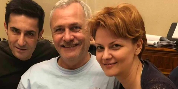 Lia Olguta Vasilescu cu Liviu Dragnea şi Claudiu Manda FOTO Facebok Lia Olguta Vasilescu