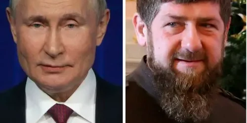 Vladimir Putin, Ramzan Kadîrov și Evgheni Prigojin