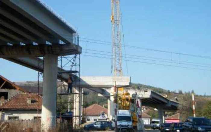 Lucrările la pasajul Ciochiuţa 
