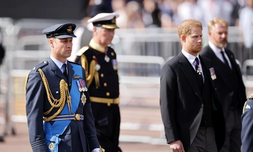 Printul William Printul Harry funeralii regina Elisabeta foto EPA EFE