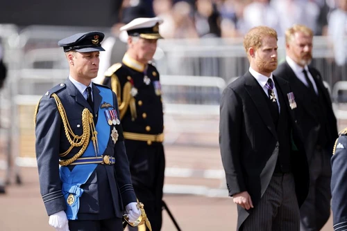 Printul William Printul Harry funeralii regina Elisabeta foto EPA EFE