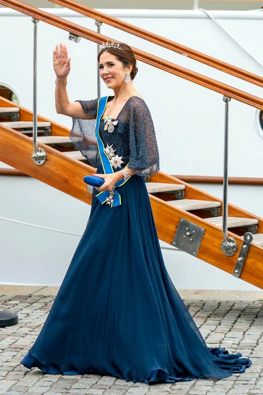 Printesa Mary a Danemarcei la Jubileul de Aur al Regelui Carl Gustaf al Suediei Casa Regala
