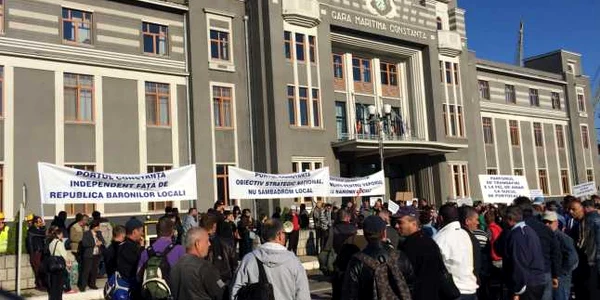 Protest Portul Constanta