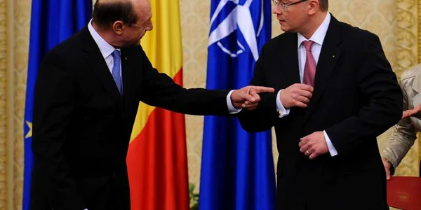 Traian Băsescu şi Mihai Răzvan Ungureanu„