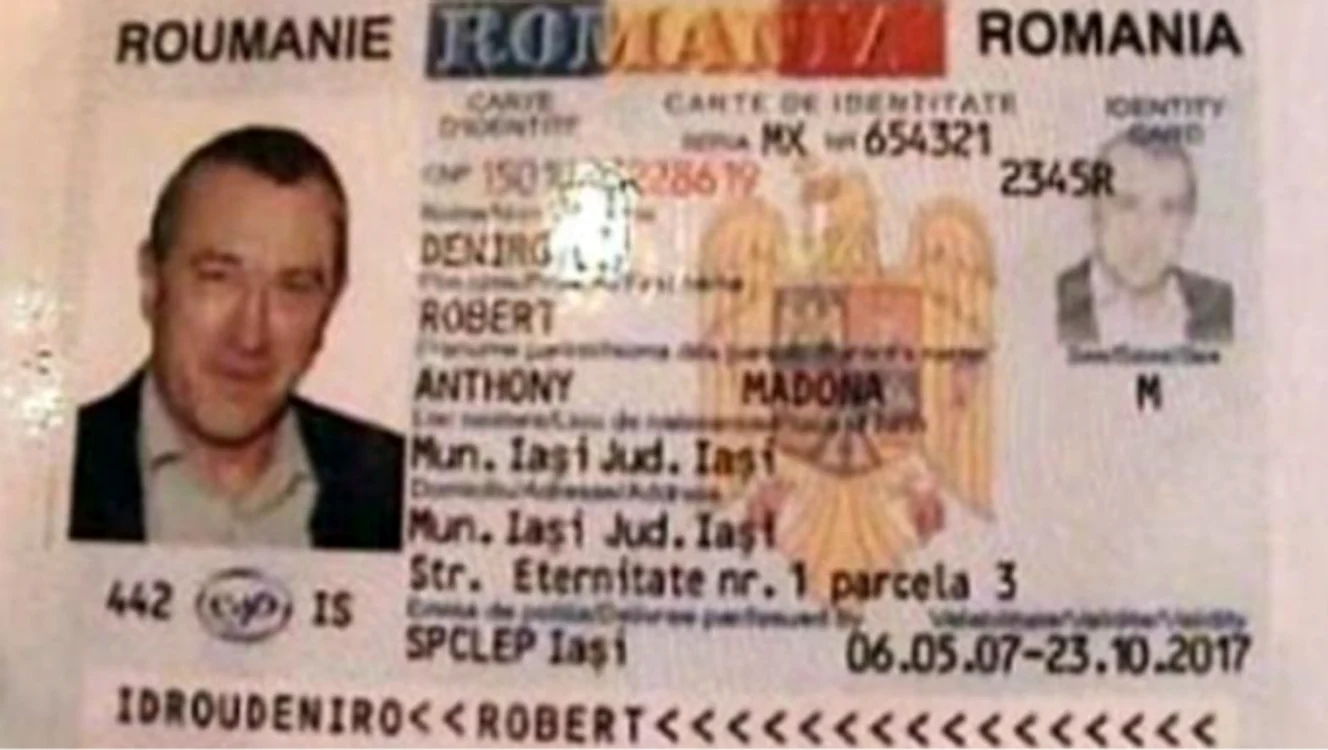 Cartea de identitate falsificată de traficantul de droguriFOTO: ziaruldeiasi.ro
