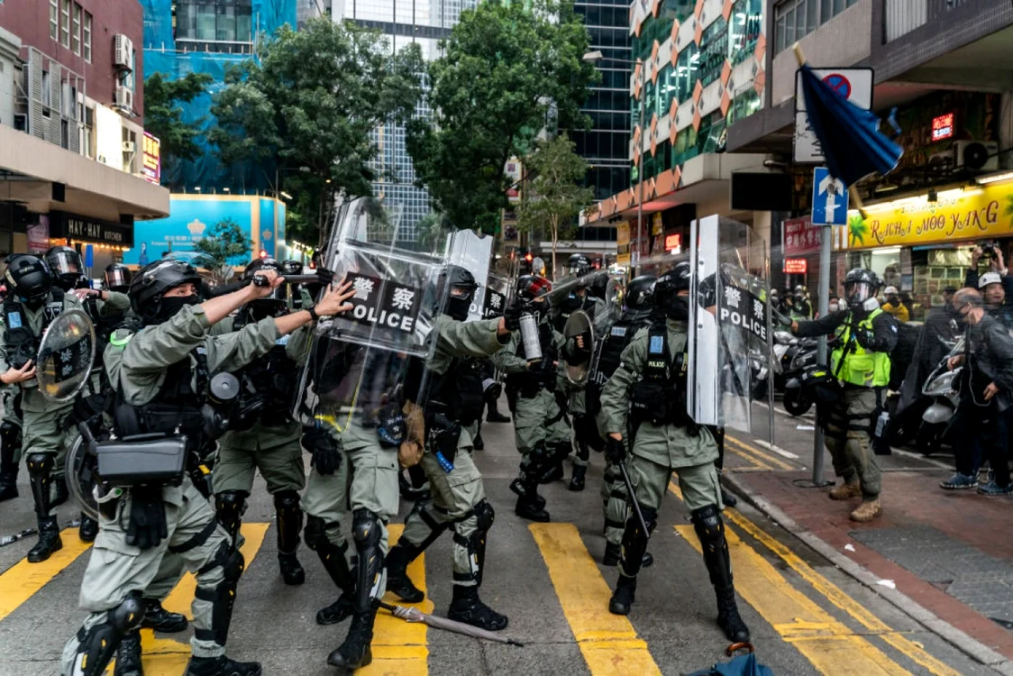 Proteste la Hong Kong şi ciocniri cu poliţia FOTO Guliver / Getty Images