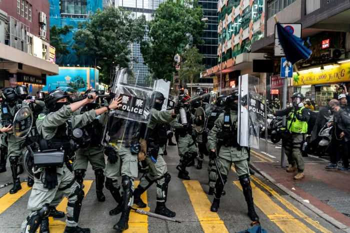 Proteste la Hong Kong şi ciocniri cu poliţia FOTO Guliver / Getty Images