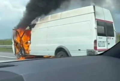 duba incendiu A1 captură video Facebook jpg