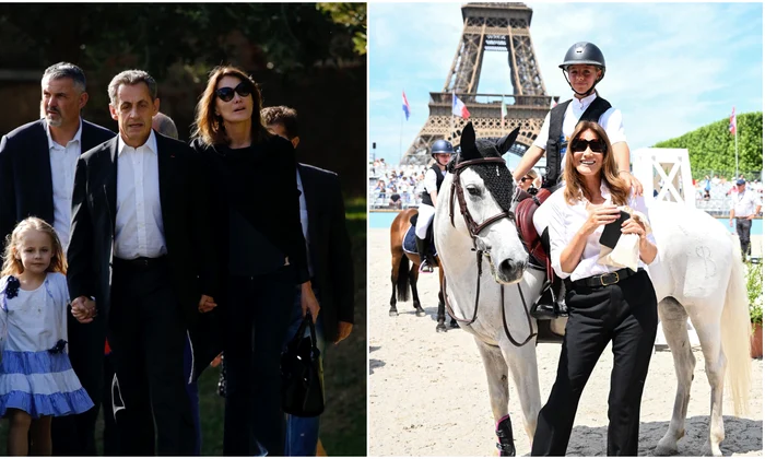 Giulia Sarkozy, fata lui Nicolas Sarkozy cu Carla Bruni   Profimedia jpg