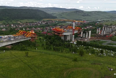 Viaductul Nădășelu de pe Autostrada transilvania  Foto Daniel Guță ADEVĂRUL (12) JPG