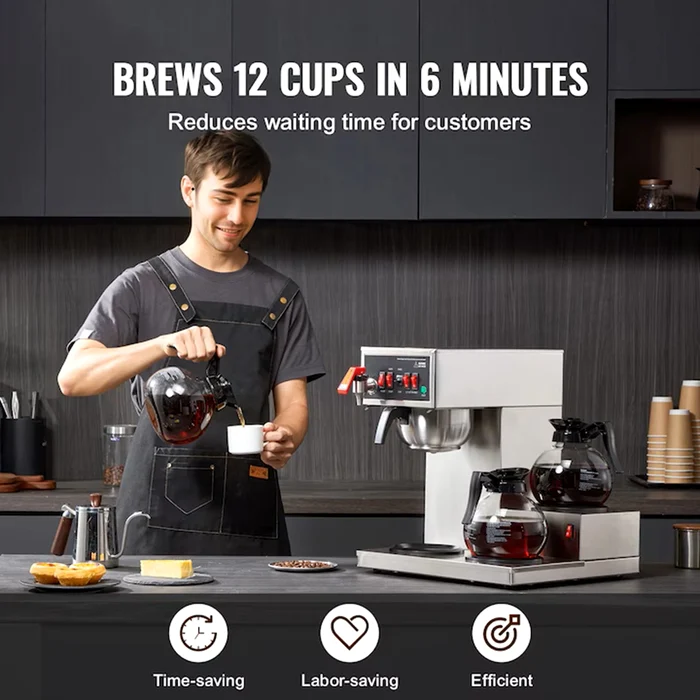 Cafetieră cu 3 carafe de sticlă Sursă eMAG jpg