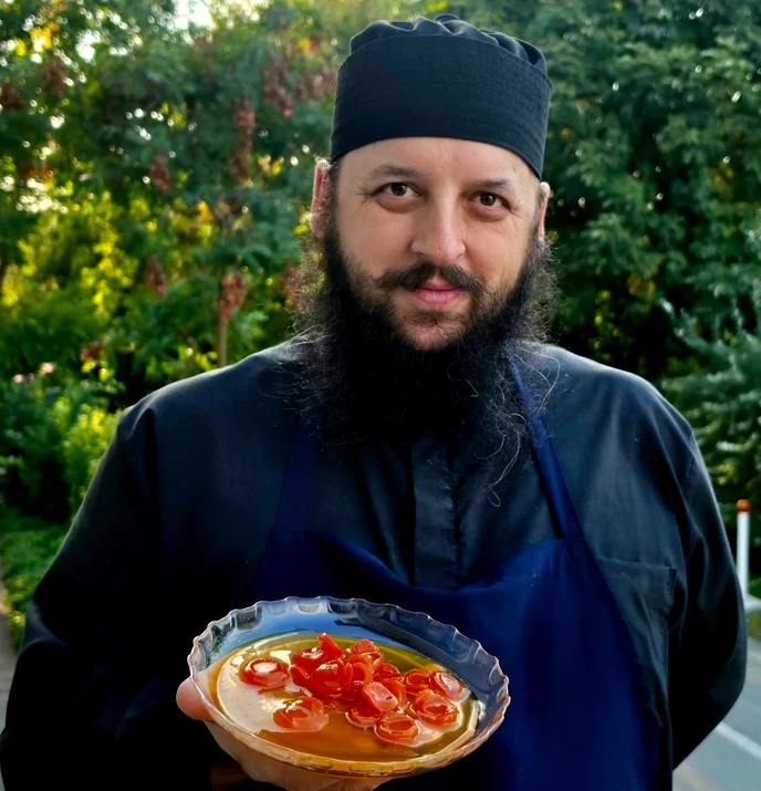 Călugărul Efrem Băndărică de la Mănăstirea Dervent