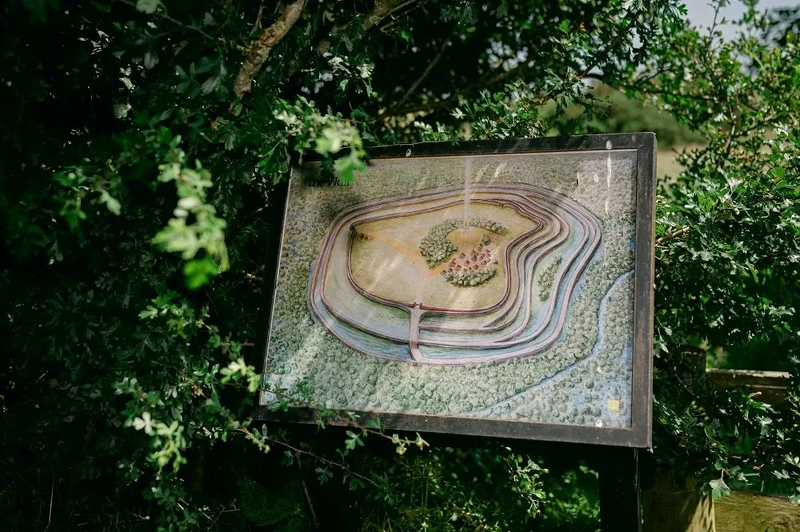 Reconstituire a fortificației de la Wall Câmp (© University of Birmingham)
