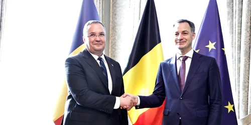 Nicolae Ciuca si Alexander de Croo FOTO gov ro jpg