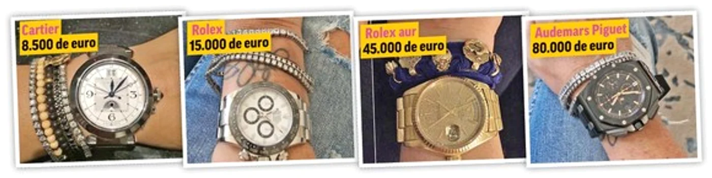 
    Anamaria Prodan are o adevărată colecție de ceasuri scumpeFoto: arhivă personală / colaj Click!  