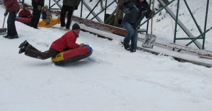 Pista de tubing face deliciul mureşenilor