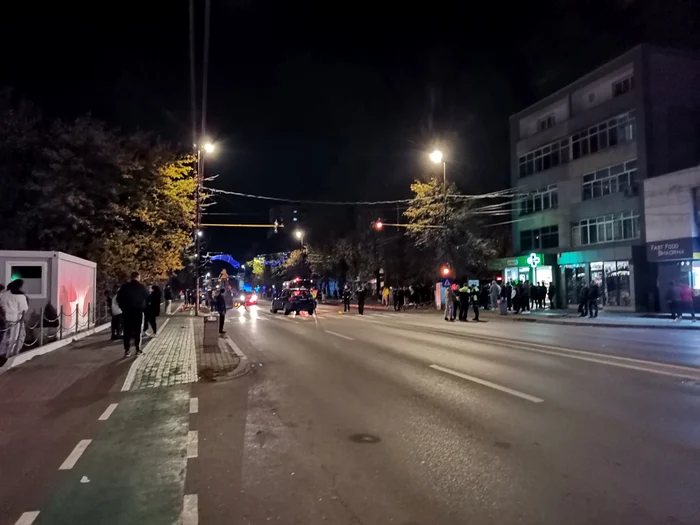 Accidentul a avut loc chiar în fața spitalului FOTO: A.M.