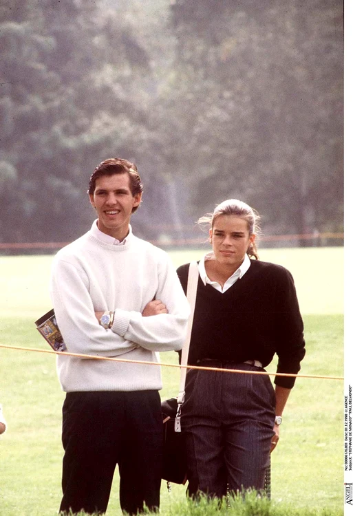 Stephanie alături de Paul Belmondo