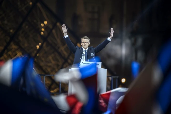 Noul preşedinte al Franţei, Emmanuel Macron/ Foto: EPA