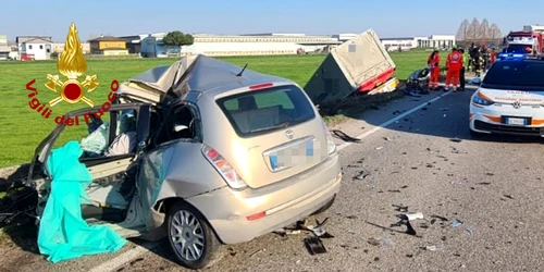 Accident în Italia FOTO mantovauno.it