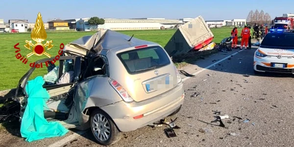 Accident în Italia FOTO mantovauno.it