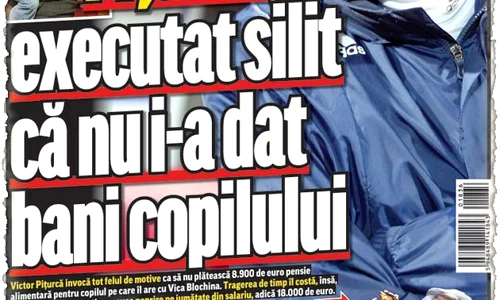 Click! v a informat ieri  că, începând din luna  martie, selecţionerului  i se va pune poprire pe  salariu, jumătate din ce  câştigă lunar, adică în jur  de 18 000 de euro jpeg
