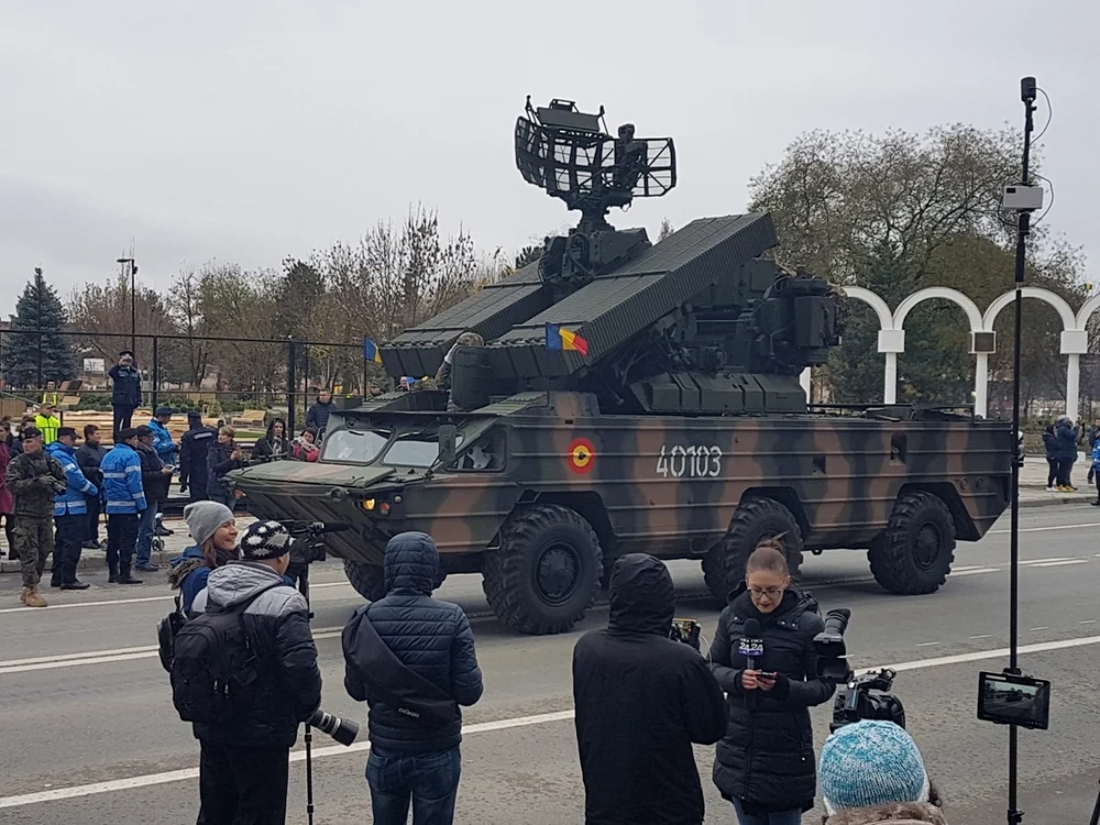 Antrenament pentru parada militară de la Alba Iulia